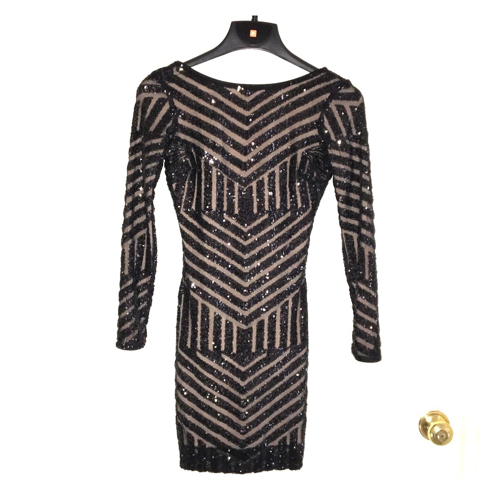 Dress the Population Lola Sequin Mini XS